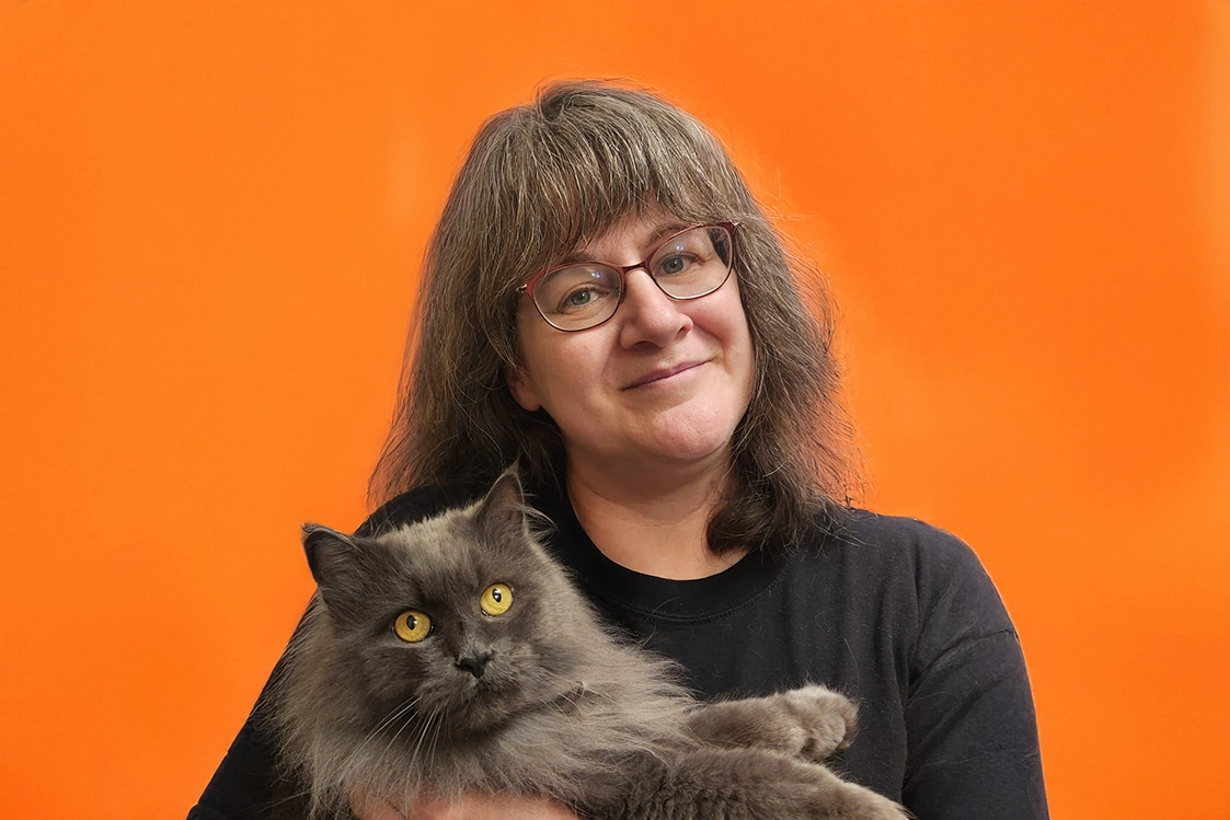 Dr. Sarah Bishop, veterinarian at Sixteen Mile Veterinary Clinic in Oakville, formerly at Abbey Animal Hospital